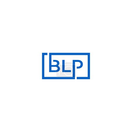 Téléchargez les illustrations : Lettres d'entreprise BLP in Logo - en licence libre de droit