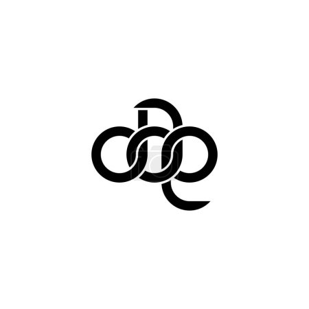 Téléchargez les illustrations : Lettres DAE Monogram logo design - en licence libre de droit