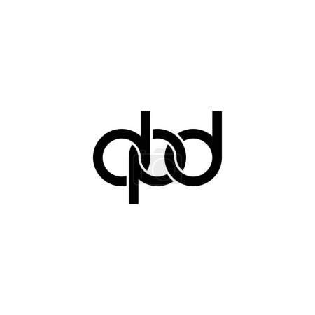 Téléchargez les illustrations : Lettres DPD Monogram logo design - en licence libre de droit