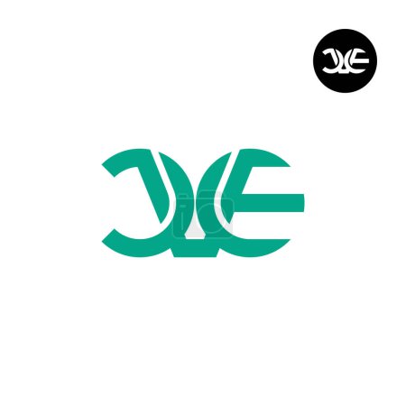 Illustration for Letter CVE Monogram Logo Design - Royalty Free Image