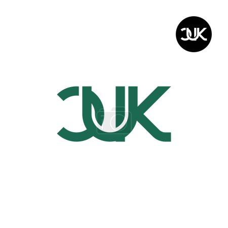 Illustration for Letter CUK Monogram Logo Design - Royalty Free Image