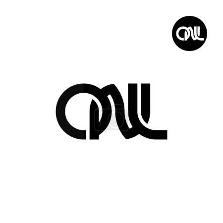 Ilustración de Letra ONL Monograma Logo Design - Imagen libre de derechos