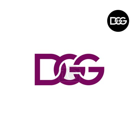 Téléchargez les illustrations : Lettre DGG Monogram Logo Design - en licence libre de droit