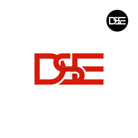 Téléchargez les illustrations : Lettre DSE Monogramme Logo Design - en licence libre de droit
