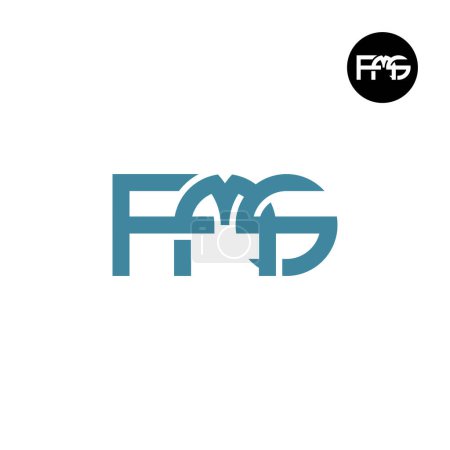 Téléchargez les illustrations : Lettre FMS Monogram Logo Design - en licence libre de droit