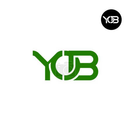 Téléchargez les illustrations : Lettre YOB Monogram Logo Design - en licence libre de droit