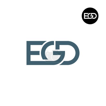 Téléchargez les illustrations : Lettre EGD Monogram Logo Design - en licence libre de droit