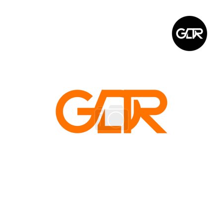 Illustration for Letter GDR Monogram Logo Design - Royalty Free Image