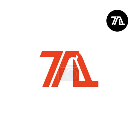 Téléchargez les illustrations : Lettre TAL Monogramme Logo Design - en licence libre de droit