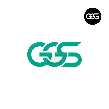 Ilustración de Letra GGS Monograma Logo Design - Imagen libre de derechos