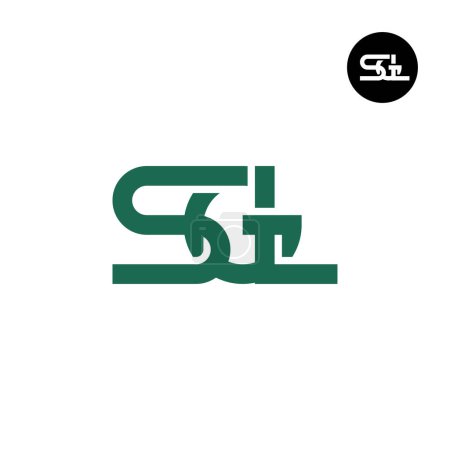 Téléchargez les illustrations : Letter SGL Monogram Logo Design - en licence libre de droit