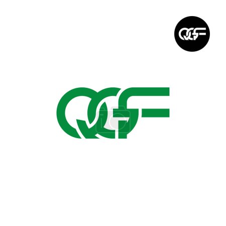 Téléchargez les illustrations : Lettre QGF Monogram Logo Design - en licence libre de droit