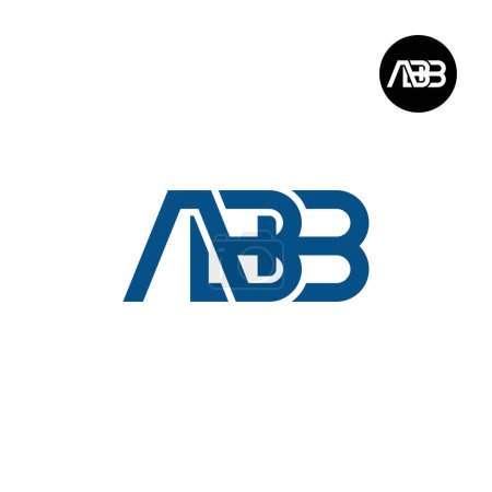Téléchargez les illustrations : Lettre ABB Monogram Logo Design - en licence libre de droit