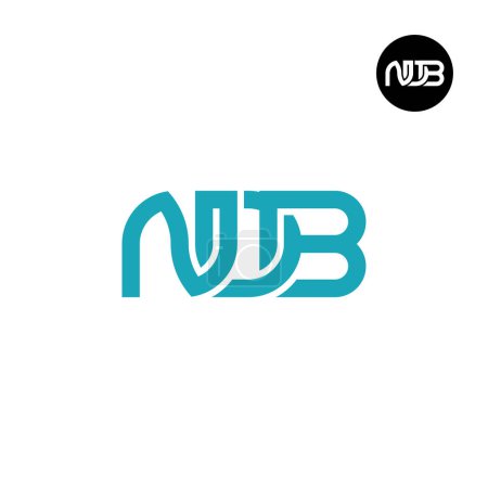Téléchargez les illustrations : Lettre NDB Monogram Logo Design - en licence libre de droit