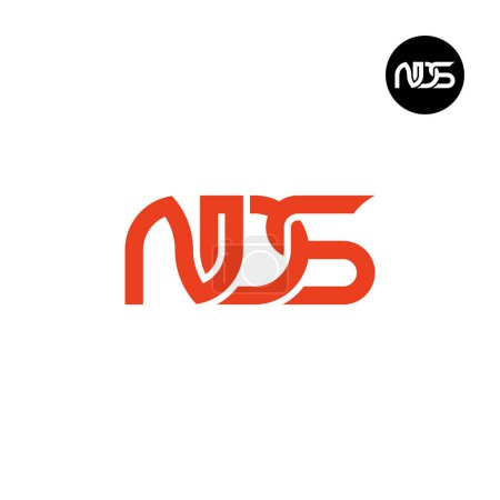 Téléchargez les illustrations : Lettre NDS Monogram Logo Design - en licence libre de droit