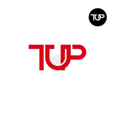 Letter TUP Monogram Logo Design