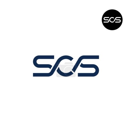 Lettre SCS Monogram Logo Design