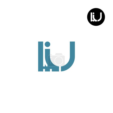 LIU Logo Letter Monogram Design