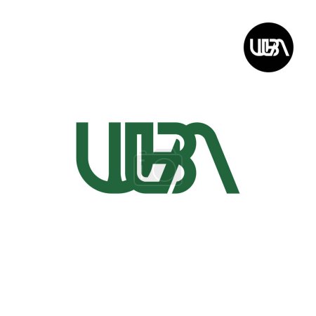 WBA Logo Lettre Monogram Design