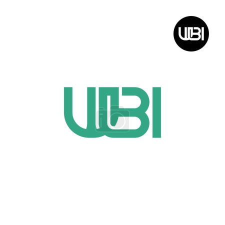 WBI Logo Letter Monogram Design
