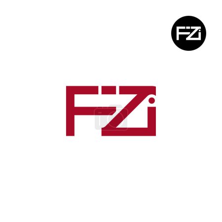 FZI Logo Letter Monogram Design