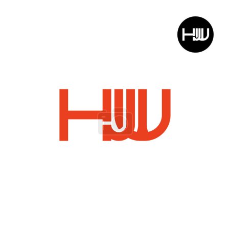 HJW Logo Letter Monogram Design