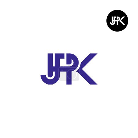 JPK Logo Letter Monogram Design
