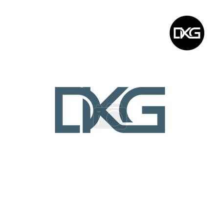Letter DKG Monogram Logo Design