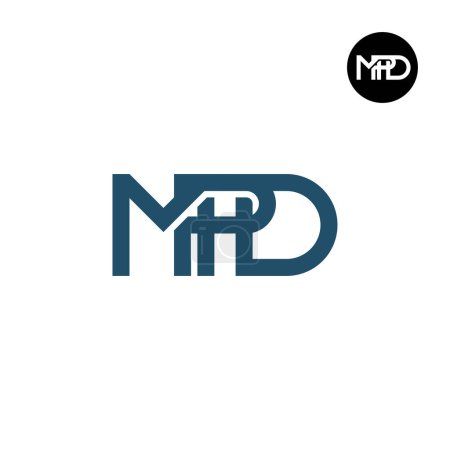 Letra MPD Monograma Logo Design