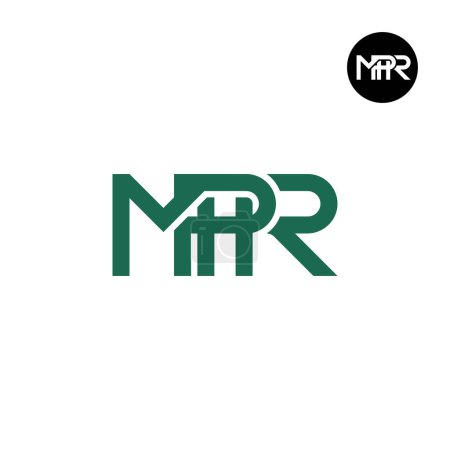 Téléchargez les illustrations : Lettre MPR Monogram Logo Design - en licence libre de droit
