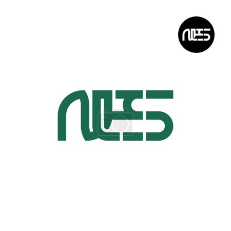 Letter NES Monogram Logo Design