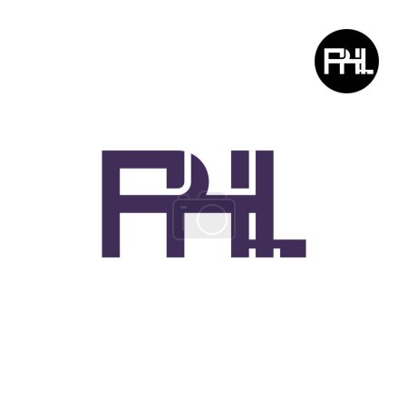 Lettre PHL Monogram Logo Design