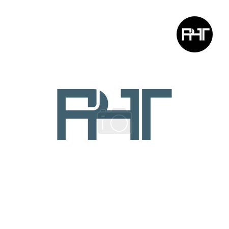 Lettre PHT Monogram Logo Design
