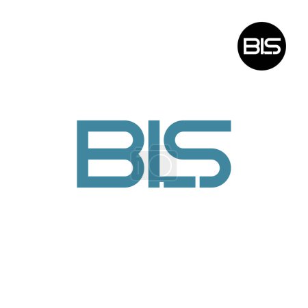 Téléchargez les illustrations : Lettre BLS Monogram Logo Design - en licence libre de droit