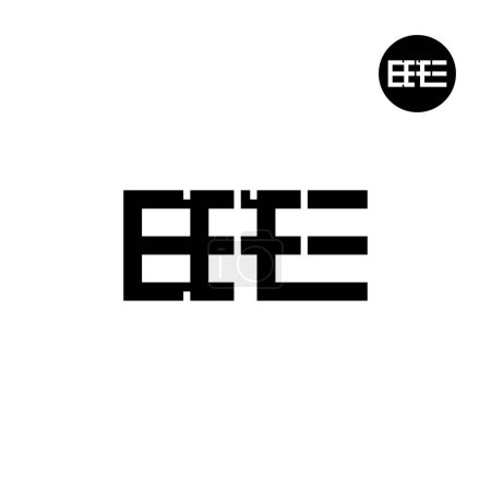 Ilustración de EFE Logo Letter Monogram Design - Imagen libre de derechos
