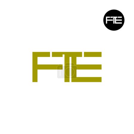 FTE Logo Letter Monogram Design