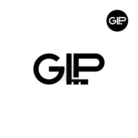 GLP Logo Letter Monogram Design