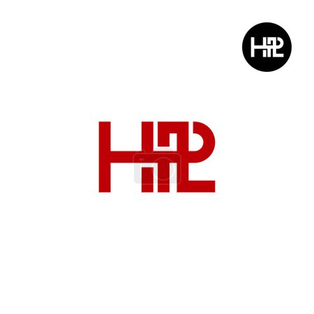 Illustration for HPL Logo Letter Monogram Design - Royalty Free Image