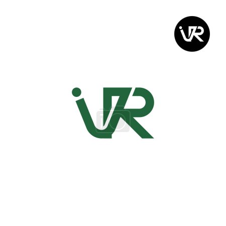 IVR Logo Letter Monogram Design