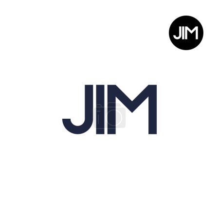 JIM Logo Letter Monogram Design