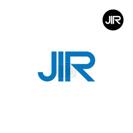 Ilustración de JIR Logo Letter Monogram Design - Imagen libre de derechos
