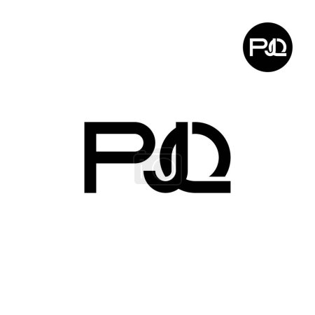 Ilustración de PJQ Logo Letter Monogram Design - Imagen libre de derechos