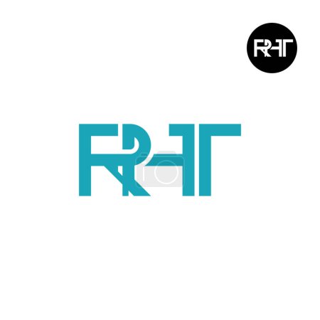 Ilustración de RHT Logo Letter Monogram Design - Imagen libre de derechos