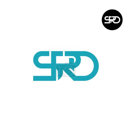 Illustration for SRD Logo Letter Monogram Design - Royalty Free Image