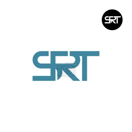 SRT Logo Buchstabe Monogramm Design