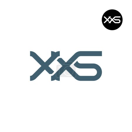 Lettre de logo XXS Conception de monogramme