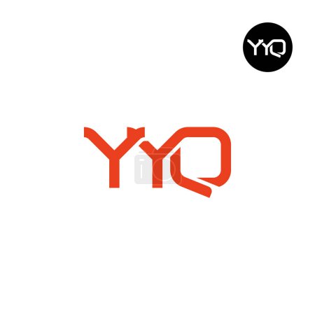 Ilustración de YYQ Logo Letter Monogram Design - Imagen libre de derechos