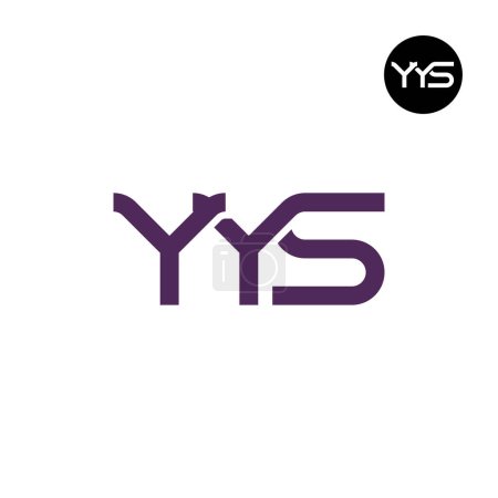 Ilustración de YYS Logo Letter Monogram Design - Imagen libre de derechos