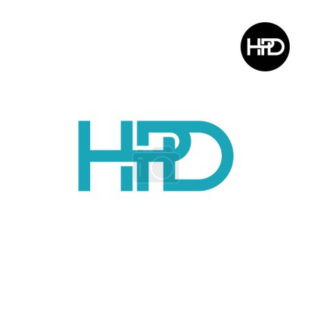 Ilustración de HPD Logo Letter Monogram Design - Imagen libre de derechos