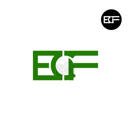 ECF Logo Letter Monogramm Design